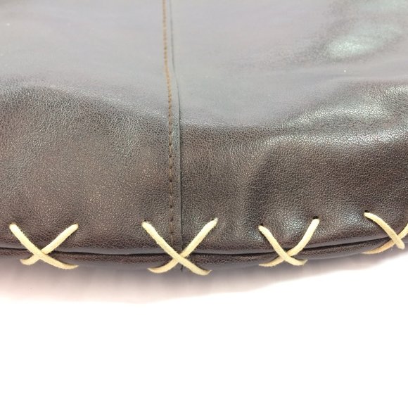 Nine West Jaguar Leather Ladies Bag with Extra Large Stitching - Picture 5 of 7